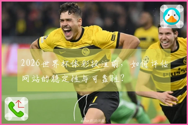 2026世界杯体彩投注前，如何评估网站的稳定性与可靠性？